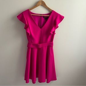 NWT Black Halo Hailey Dress Vibrant Pink Sz 12